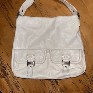 White Patented Leather
